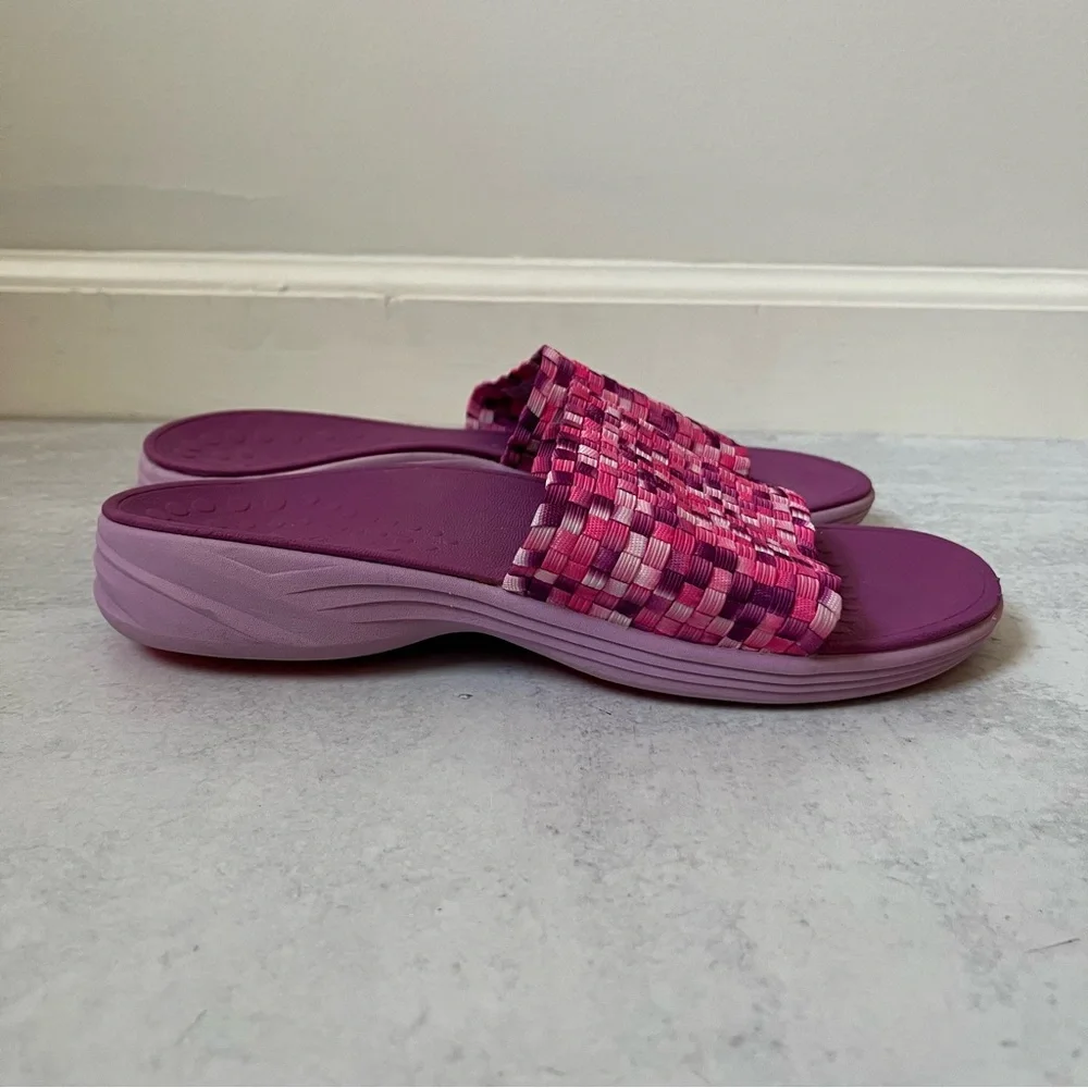 VIONIC Woven Slip On Sandals 8
